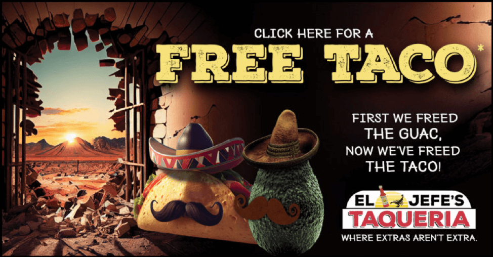 Free Taco Coupon Printed